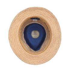 Tahiti Fedora Hat with Tropical Print Band  - Tommy Bahama Hats Fedora Hat Tommy Bahama Hats