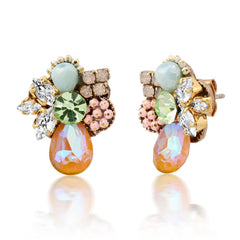 Tai Teardrop Mixed Bead Studs