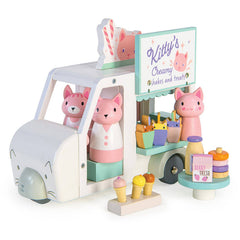 Tender Leaf Toys Kitty's Milkshake Van