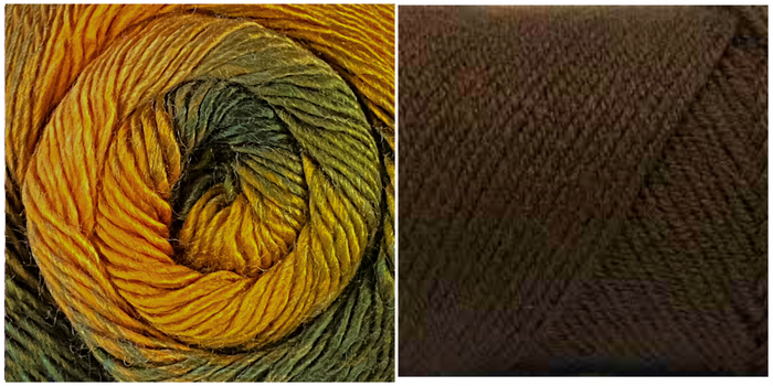 TERRAGON + COFFEE - Embossed Phoenix Scarf KIT