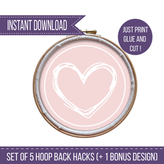 The Hoop Back Hack - Hearts Version by Peppermint Purple
