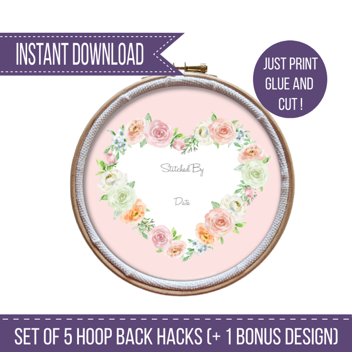 The Hoop Back Hack - Hearts Version by Peppermint Purple