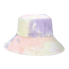 Tie Dye Splash Cotton Bucket Hat - Cappelli Straworld Bucket Hat Cappelli Straworld CSW411PK Pink Medium (57 cm)