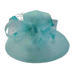 Tiffany Style Crinoline Kentucky Derby Hat - Scala Collezione Dress Hat Scala Hats