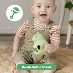 Tiger Tribe Dino Silicone Rattle