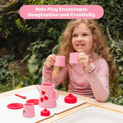 Tiger Tribe Strawberry Patch Silicone Tea Set