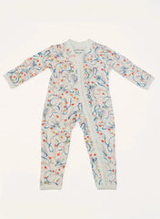 Timo & Violet Baby Zippered One Piece in Songbird