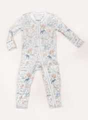 Timo & Violet Baby Zippered One Piece in Sweet Savanna