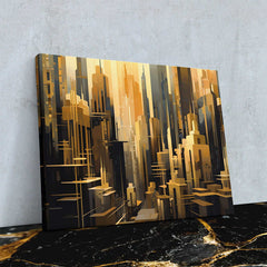 Towers of Gold - Luxury Wall Art