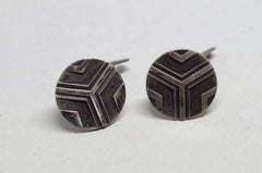 Trisected Sterling Silver Cufflinks