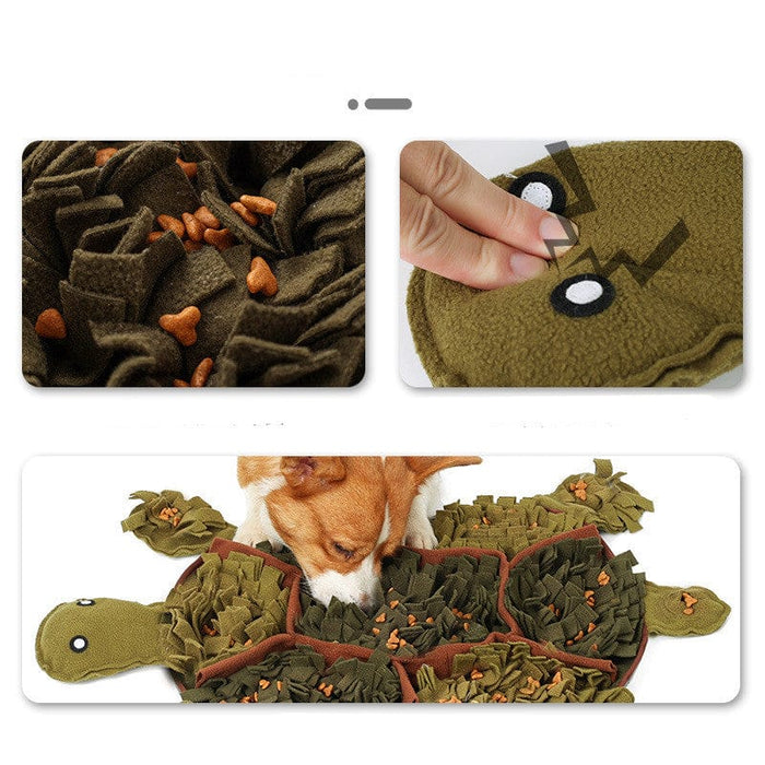 Gadget Gerbil Turtle Shaped Dog Snuffle Mat