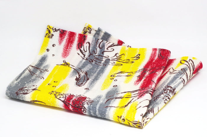 Underwater Scene Cotton Seersucker Pocket Square by Put This On