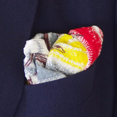 Underwater Scene Cotton Seersucker Pocket Square by Put This On