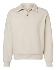 Unisex 10 oz. Heavyweight Polo Sweatshirt - 4741 – alternate view 3