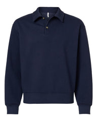 Unisex 10 oz. Heavyweight Polo Sweatshirt - 4741 – alternate view 4