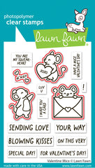 valentine mice lawn cuts