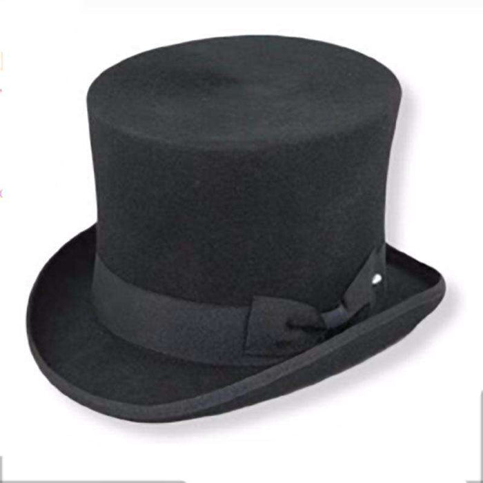 Victorian Shape Wool Felt Top Hat by JSA Top Hat Jeanne Simmons Accessories