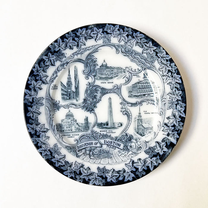 Vintage Boston Souvenir Plate Made in England