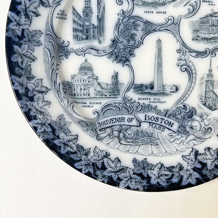 Vintage Boston Souvenir Plate Made in England