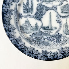 Vintage Boston Souvenir Plate Made in England