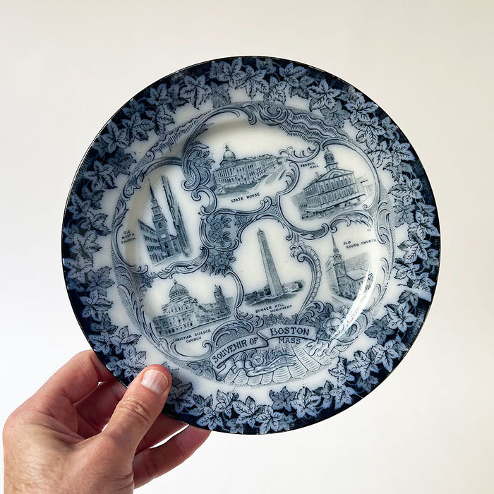 Vintage Boston Souvenir Plate Made in England