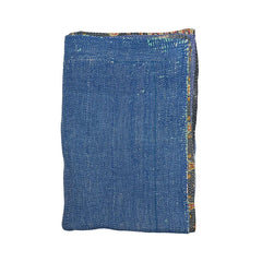 Vintage Kantha Reversible Cotton Throw Blanket (8C)
