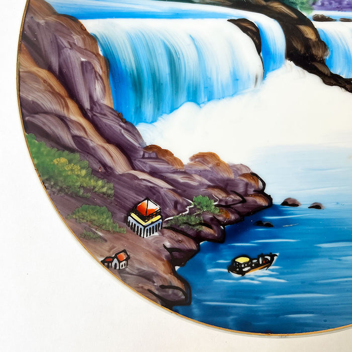 Vintage Souvenir Niagara Falls Canada Ceramic Plate