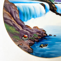 Vintage Souvenir Niagara Falls Canada Ceramic Plate
