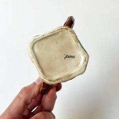 Vintage Thatched Roof Cottage Ceramic Sugar Bowl Made in Japan