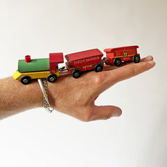 Vintage Wood Small Train Set (3 pieces)
