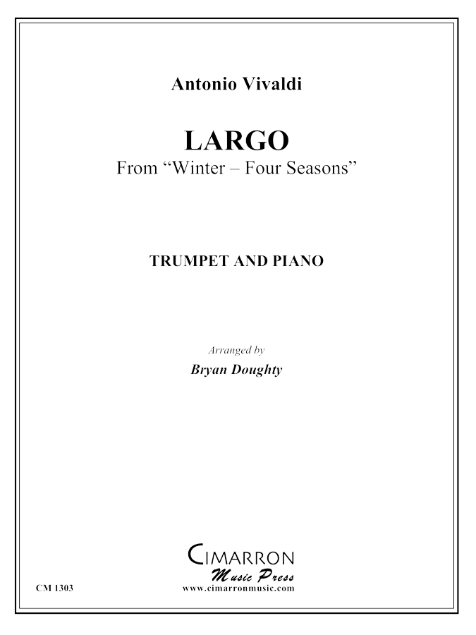 Vivaldi - Largo from Winter-Four Seasons - Trumpet and Piano