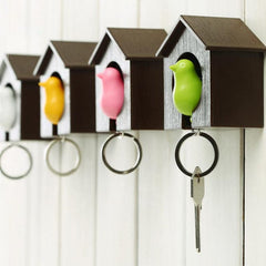 Gadget Gerbil Wall Mounted Birdhouse Key Hook