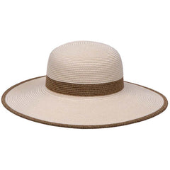 Washable Poly-Straw Sun Hat, UPF50 - Karen Keith Hats Wide Brim Sun Hat Great hats by Karen Keith PP31-B Ivory OS (57.5 cm)