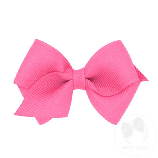 Wee Ones Wee Basic Grosgrain Bow - Multiple Colors!