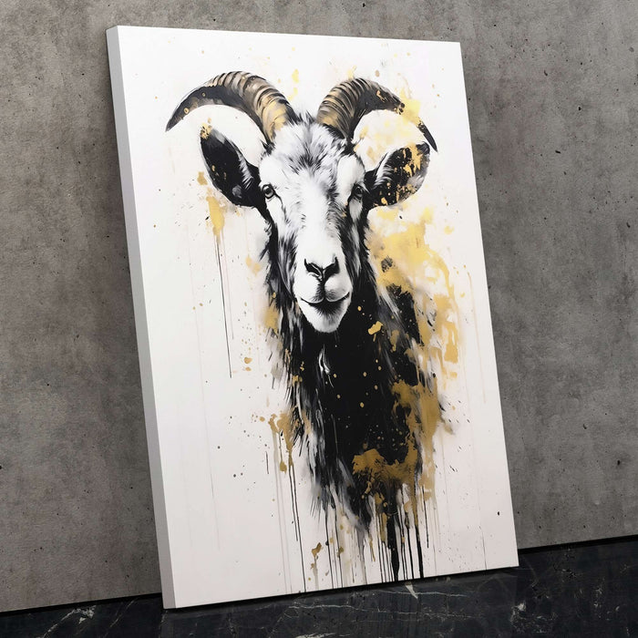White Goat - Luxury Wall Art
