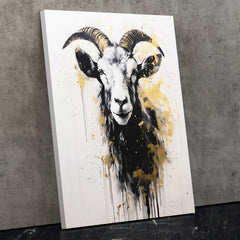 White Goat - Luxury Wall Art