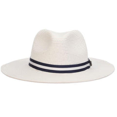 White Panama Hat with Striped Band - Tommy Bahama Safari Hat Tommy Bahama Hats