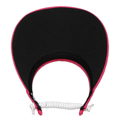 Wide Bill Bling Crystal Golf Sun Visor with Coil Lace - Glove It Visors Visor Cap GloveIt
