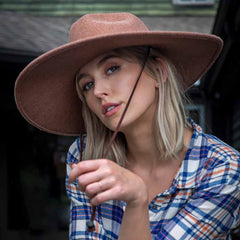 Wide Brim ProvatoKnit Safari Hat with Chin Cord - Scala Hats Safari Hat Scala Hats