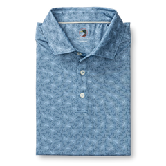 Wingbeat Long Drive Polo (Chambray Blue)