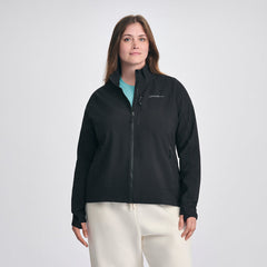 Women's Sandstone Backbone Grid Jacket-Black-Plus-C1