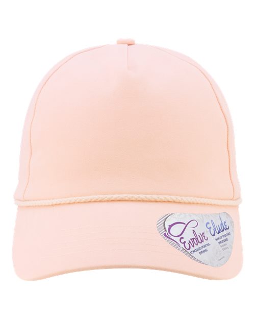 Women's Washed 5-Panel Rope Cap