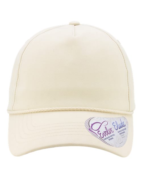 Women's Washed 5-Panel Rope Cap