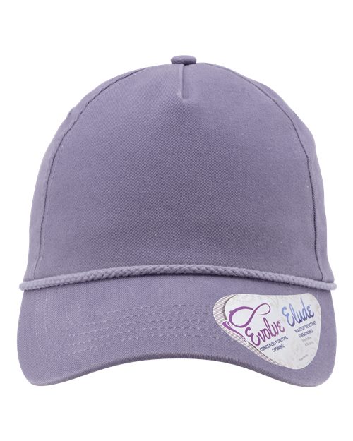 Women's Washed 5-Panel Rope Cap