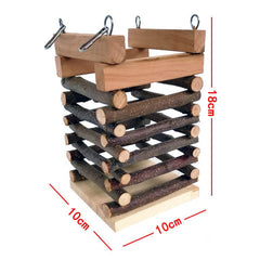 Gadget Gerbil 3 Style Wooden Wall Mounted Hay Feeder