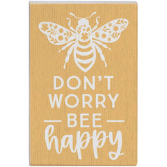 Worry Be Happy - Small Talk Rectangle