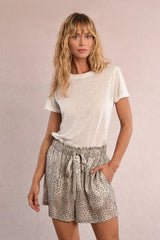 Woven Shorts (Beige)
