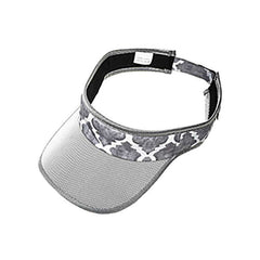 Wrought Iron Golf Sun Visor with Velcro Closure by GloveIt Visor Cap GloveIt VV219 Silver