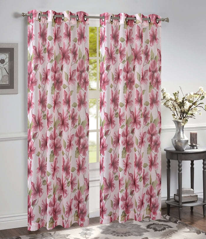 Yolanda Grommet Foliage Print Panel