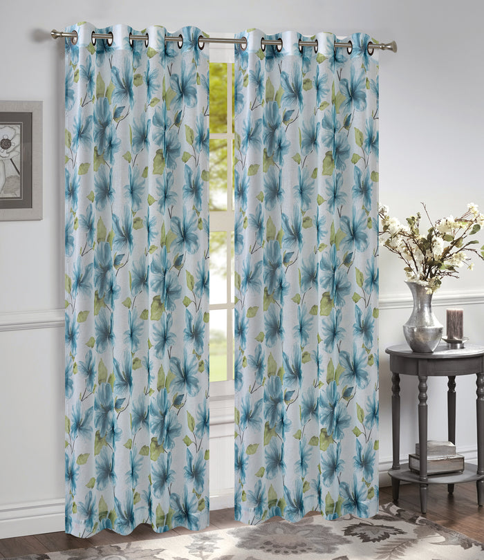 Yolanda Grommet Foliage Print Panel